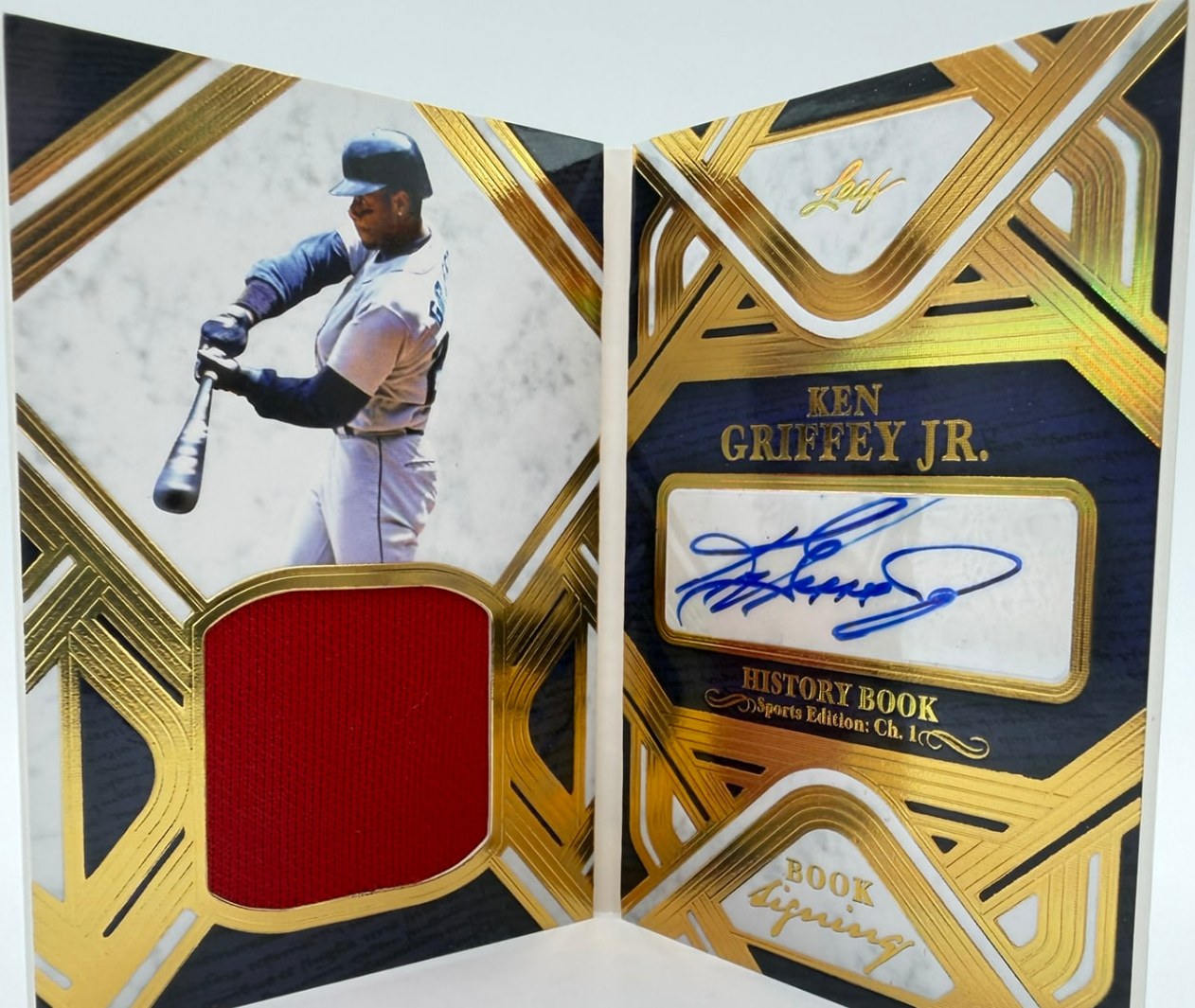 Ken Griffey Jr. 2023 Leaf History Book front